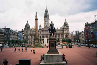 Don't miss George Square in Glasgow City Centre during your short break